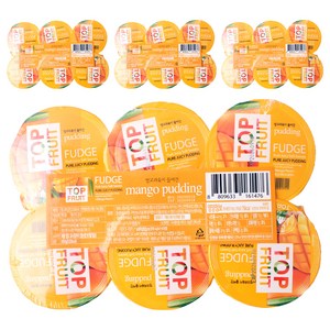 탑플룻 망고 푸딩 6개입, 690g, 4개
