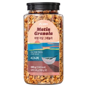 심플잇 마땡 저당 그래놀라 시그니처, 280g, 1개