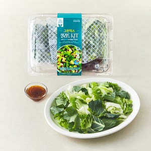 피그인더가든 그린믹스 샐러드 키트 5개입, 400g, 1개