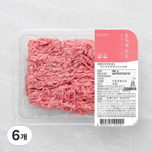 돈마루 한돈 뒷다리 다짐육 (냉장), 400g, 6개