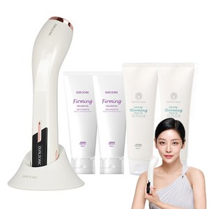 듀얼소닉 맥시멈 고주파미용기기 + 블루밍 모이스처 젤 + 퍼밍 콜라겐 젤 세트