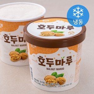 해태아이스크림 호두마루 (냉동), 660ml, 2개