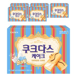 쿠크다스 케이크 과자, 77g, 6개