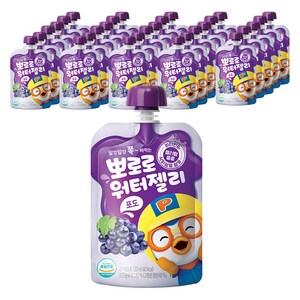 팔도 뽀로로 워터젤리 포도, 120ml, 50개