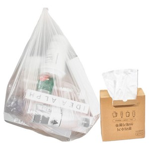 하비티 배접 분리수거 쓰레기 비닐봉투 박스포장 200매, 60L, 1개