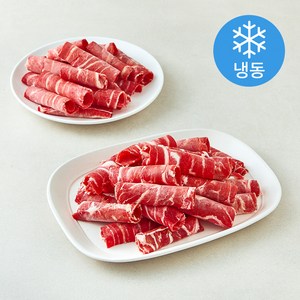 호주산 샤브샤브용 소고기 (냉동), 1kg, 1개