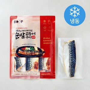 직화 순살 고등어 구이 (냉동), 90g, 5팩