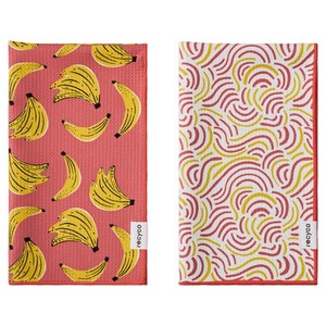 리시코 다용도 고리 핸드 타월 40 x 71 cm 2종 세트