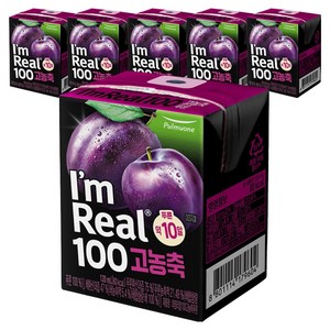 아임리얼 100 고농축 푸룬주스, 120ml, 6개