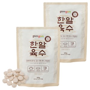 곰곰 한알 육수 3g 70입, 210g, 2개