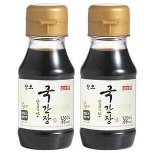 신앙촌 양조 깔끔한 국간장, 120ml, 2개