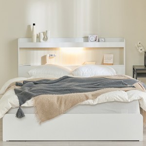 웰퍼니쳐 아르보 LED 수납 침대 프레임 단품 방문설치