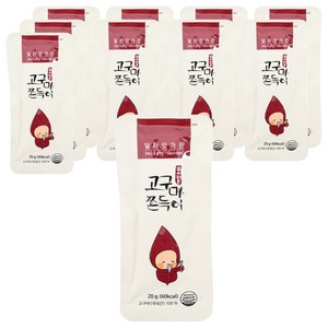 딜라잇가든 순수 고구마 쫀득이 오리지널, 20g, 10개