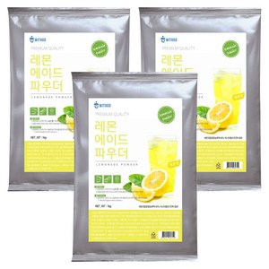 위드고 레몬에이드 파우더, 1kg, 1개입, 3개