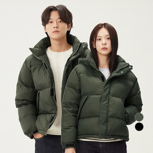 캐럿 남녀공용 투웨이 후드 에어 푸퍼