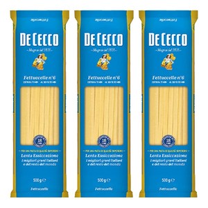 데체코 페투칠레 파스타면, 500g, 3개