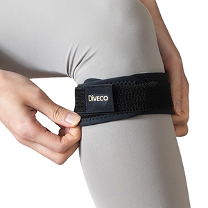 디베코 이중 압박 무릎보호대 V2, 블랙, FREE, 1개
