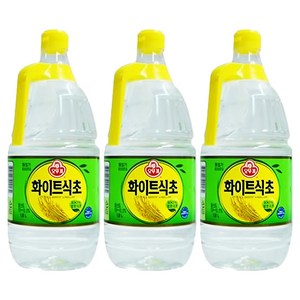 오뚜기 화이트 식초, 1.8L, 3개