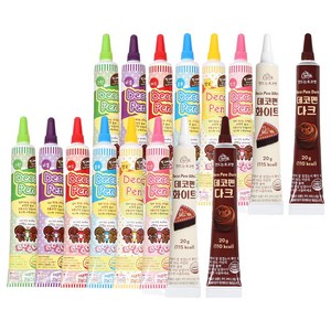 만드는 초콜렛 데코펜 8종, 20g, 2세트