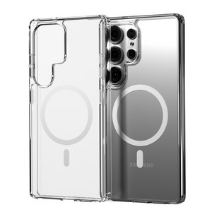 엑씨 에어스타 내장 맥세이프 호환 자력 변색 방지 고투명 안전 범퍼 휴대폰 케이스