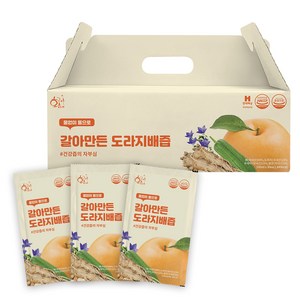 황금이네 국내산 갈아만든 도라지배즙, 100ml, 30개