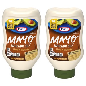 크래프트 아보카도 오일 마요네즈, 650ml, 2개