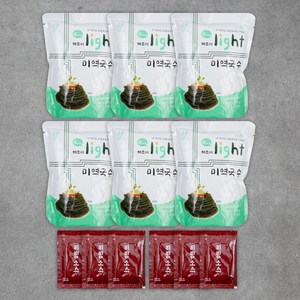 해조미 라이트16 미역국수 300g x 6ea + 비빔소스 60g x 6ea, 2.16kg, 1세트