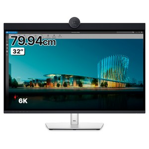 델 6K UHD 울트라샤프 IPS Black 패널 웹캠 모니터