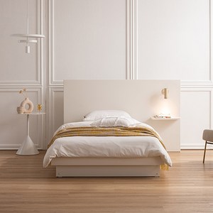 삼익가구 리움 LED 조명 호텔식 와이드 침대 우형 방문설치