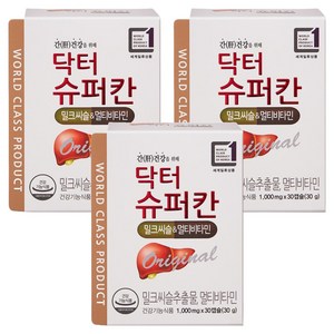 닥터슈퍼칸 밀크씨슬 멀티비타민, 30정, 3개