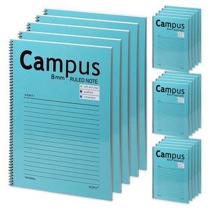 포포팬시 1000 캠퍼스 노트 3, 민트, 20개