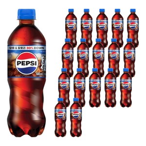 펩시 엑스트라 피즈 탄산음료, 500ml, 18개