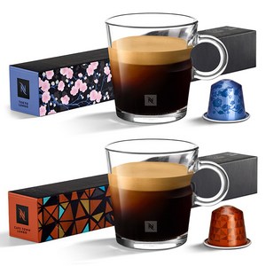 네스프레소 오리지널 익스플로레이션 캡슐커피 도쿄 룽고10p 5.8g + 케이프타운 룽고10p 5.5g