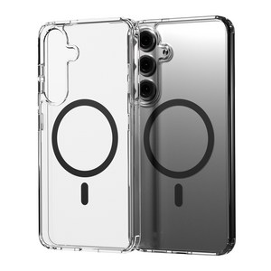 엑씨 에어스타 내장 맥세이프 호환 자력 변색 방지 고투명 안전 범퍼 휴대폰 케이스