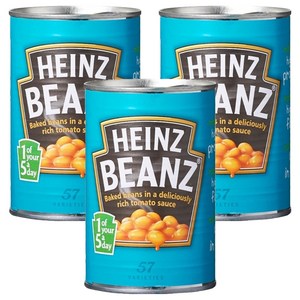 하인즈 빈스 인 토마토소스, 415g, 3개