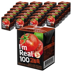 아임리얼 100 고농축 토마토 주스, 120ml, 24개