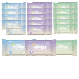 하기스 퓨어쁘띠 생분해 아기물티슈 휴대용, 20매, 32개