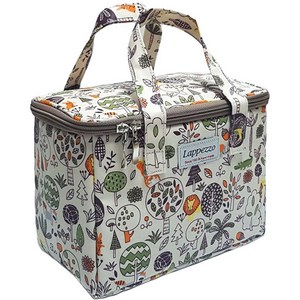 Lappezzo 보온보냉 가방, 동물원화이트, S, 1개