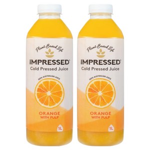 임프레스드 오렌지 주스, 1L, 2개