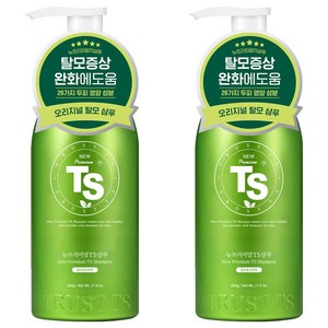 TS 뉴 프리미엄 탈모 증상 완화 기능성 샴푸, 500g, 2개
