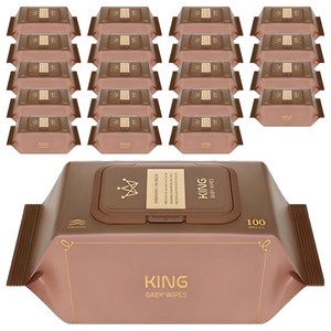 킹물티슈 프리미엄 저자극 유아물티슈 캡형