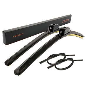 벤딕트 하이브리드 반영구 실리콘 와이퍼 더 비전 리필 패키지 2p, 600mm, 450..., 컨텐츠 참조