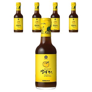 기꼬만 폰즈 유즈카, 250ml, 5개