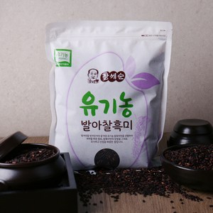 장세순 유기농 발아 찰흑미, 1kg, 1개