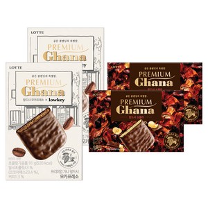 가나 프리미엄 랑드샤 쇼콜라 초콜릿 91g 2p + 모카프레소 91g 2p, 91g, 1세트