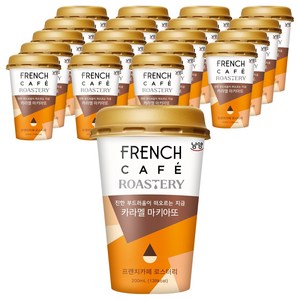 프렌치카페 로스터리 카라멜 마키아또, 200ml, 20개