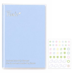 탐사 먼슬리 만년형 플래너, 베이비 블루, 132 x 192 ..., 1개