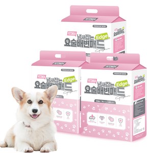 페츠모아 냄새잡는 요술 배변패드 엣지 레몬향, 대형(76 x 60..., 50개입, 3개