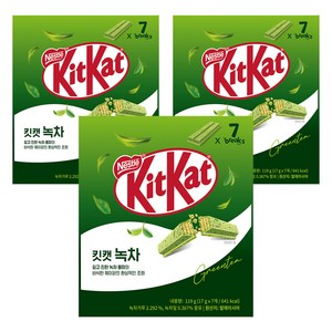 KitKat 녹차 비스켓, 119g, 3개