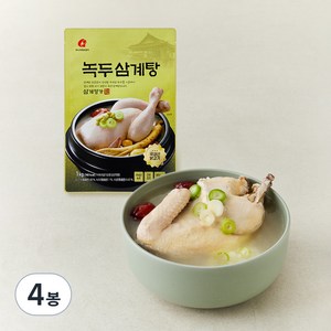 마니커에프앤지 녹두삼계탕, 1kg, 4봉